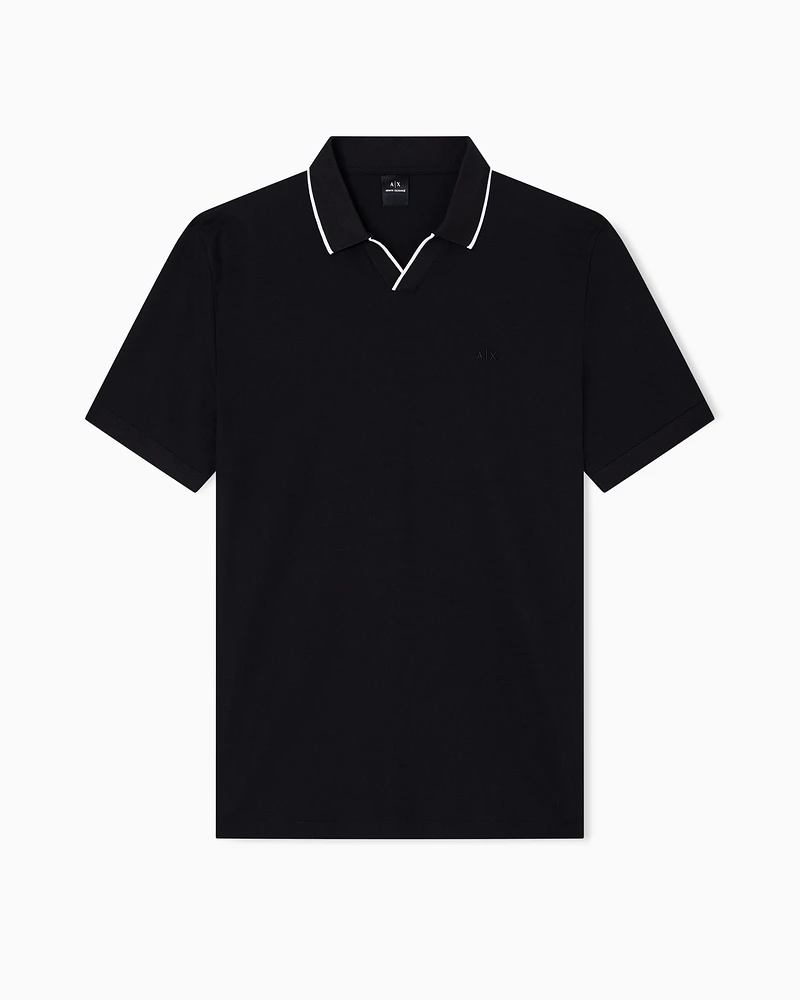 Armani Exchange - Polo Shirts, Man, Black, Size: