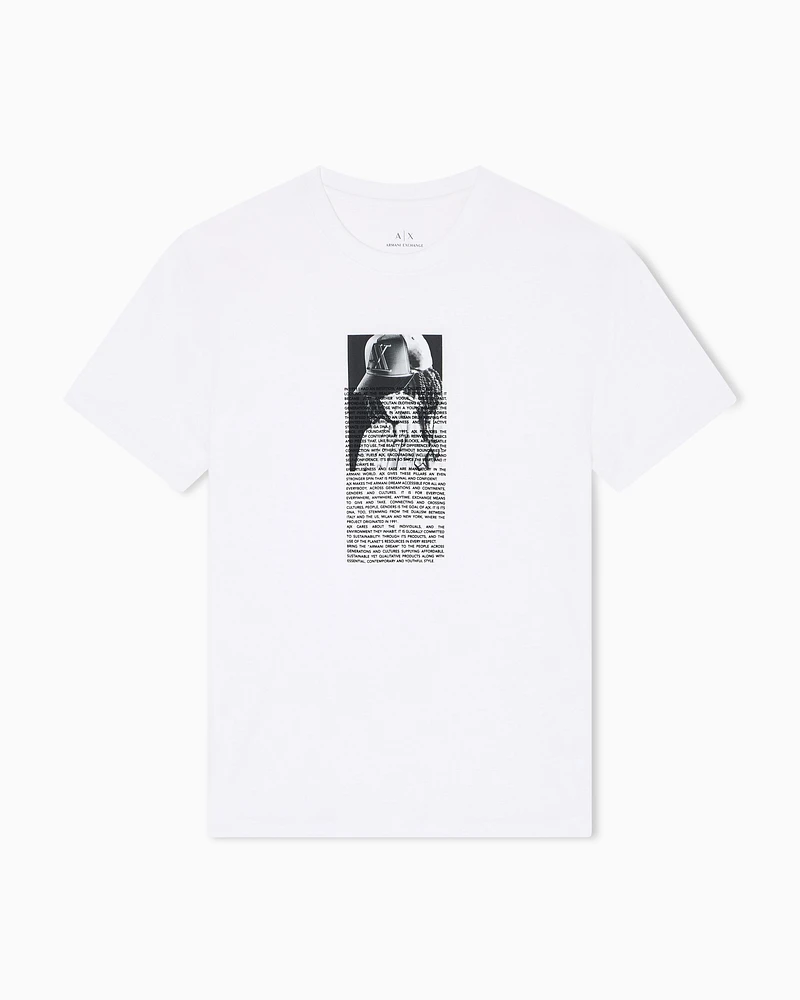 Armani Exchange - Regular Fit T-Shirts, Man, White, Size: M