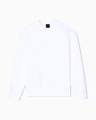 Armani Exchange - Sweatshirts without Hood, Man, White, Size: M