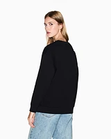 Armani Exchange - Sweatshirts without Hood, Woman, Black, Size: