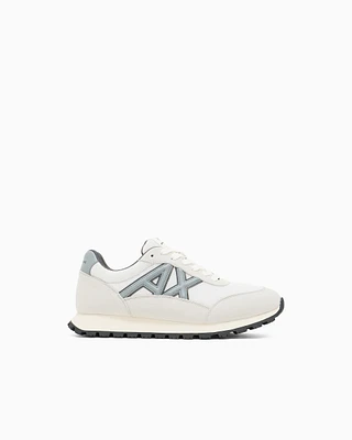 Armani Exchange - Sneakers with contrasting logo, Man, Grey, Size: