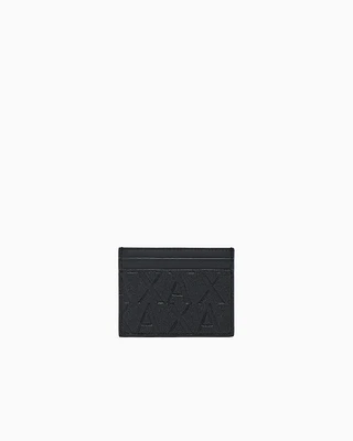 Armani Exchange - ASV Card Holder with Money Clip, Man, Black, Size: TU