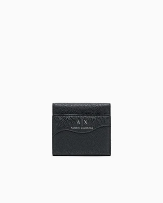 Armani Exchange - Mini wallet with shaped stitching, Woman, Black, Size: TU
