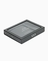 Armani Exchange - Wallet and keychain set, Man, Black, Size: TU