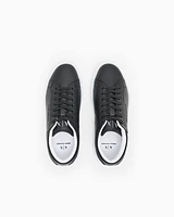 Armani Exchange - Leather sneakers, Man, Black, Size: