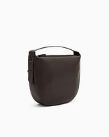 Armani Exchange - ASV Logo Hobo Shoulder Bag, Woman, Brown, Size: TU