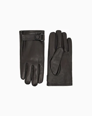 Armani Exchange - Gloves, Man, Black, Size: