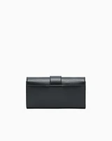 Armani Exchange - Wallet on chain with ASV logo, Woman, Black, Size: TU