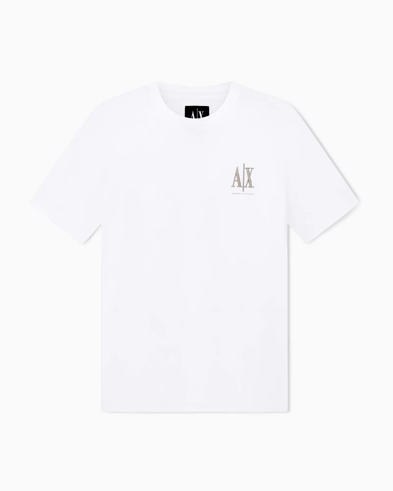 Armani Exchange - Regular fit Icon T-shirt, Man, White, Size: