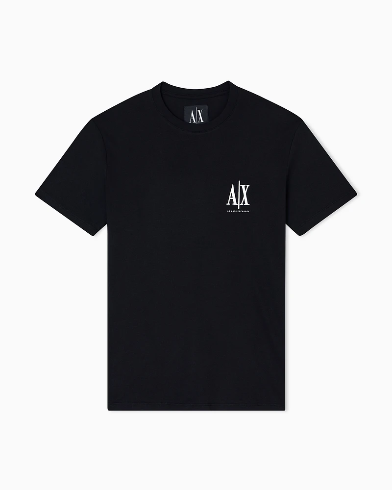 Armani Exchange - Regular fit Icon T-shirt, Man, Black, Size: