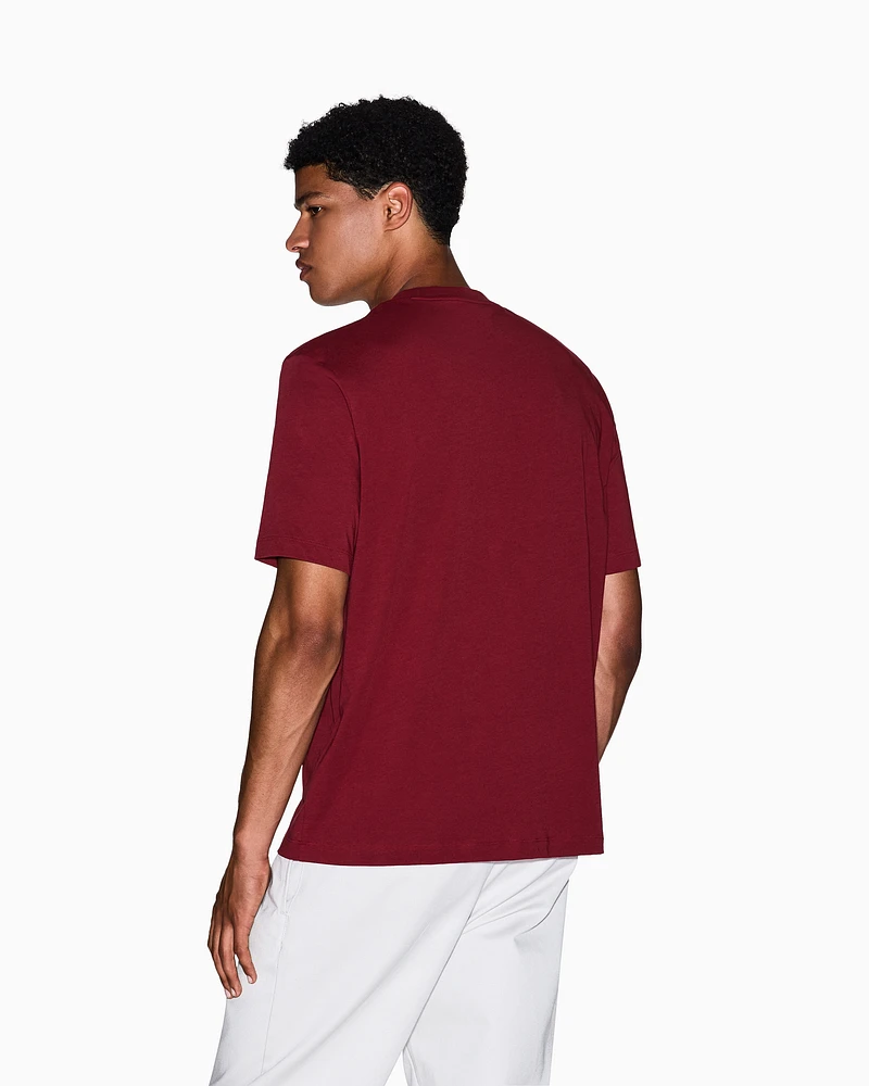 Armani Exchange - Regular Fit T-Shirts, Man, Red, Size: