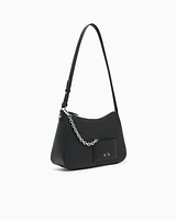 Armani Exchange - Shoulder bag with card holder, Woman, Black, Size: TU