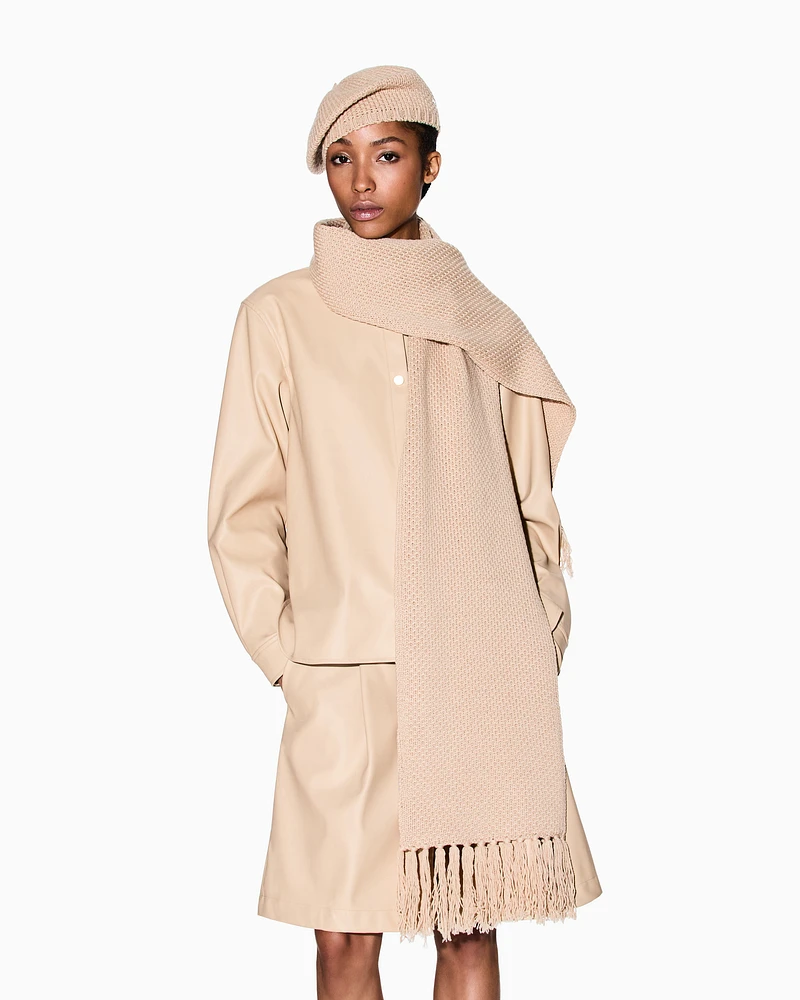 Armani Exchange - Scarves, Woman, Camel, Size: TU