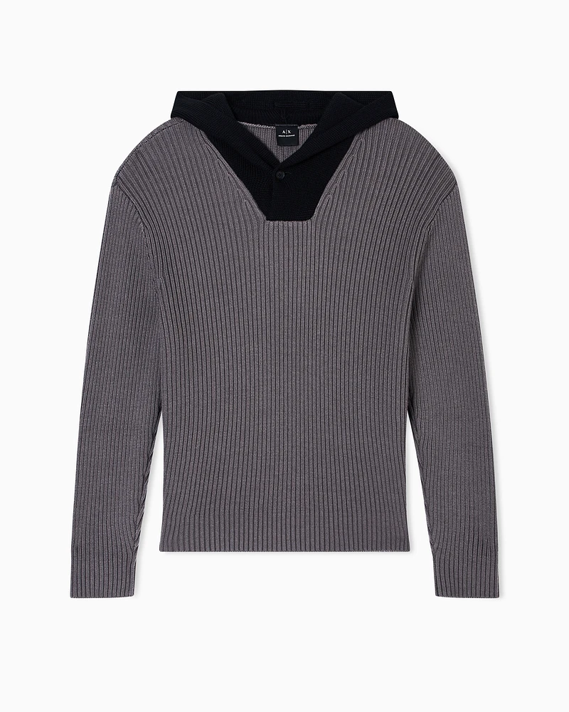 Armani Exchange - Jumpers, Man, Grey, Size: