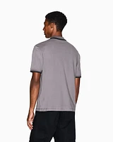 Armani Exchange - Polo Shirts, Man, Grey, Size: