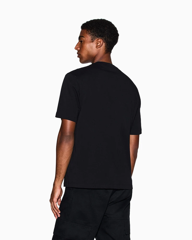 Armani Exchange - Regular Fit T-Shirts, Man, Black, Size: