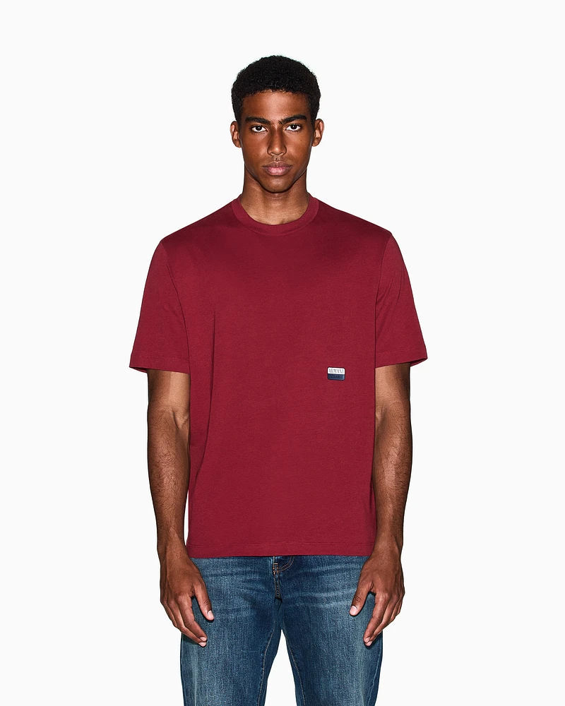 Armani Exchange - Regular Fit T-Shirts, Man, Red, Size: