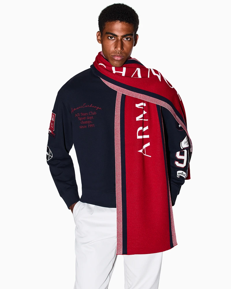 Armani Exchange - Scarves, Man, Red, Size: TU