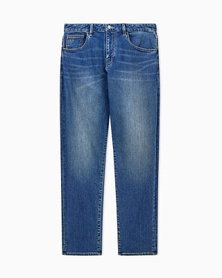 Armani Exchange - Slim Jeans, Man, Blue, Size: