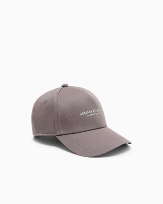 Armani Exchange - NY Logo Visor Hat, Man, Grey, Size: TU