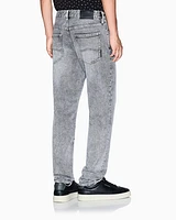 Armani Exchange - Slim fit jeans in stretch denim, Man, Grey, Size: 33_R