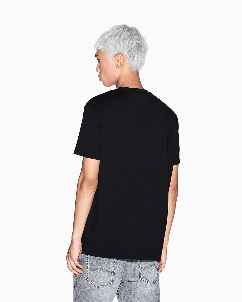 Armani Exchange - Regular Fit T-Shirts, Man, Black, Size: