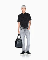 Armani Exchange - Slim fit jeans in stretch denim, Man, Grey, Size: 33_R
