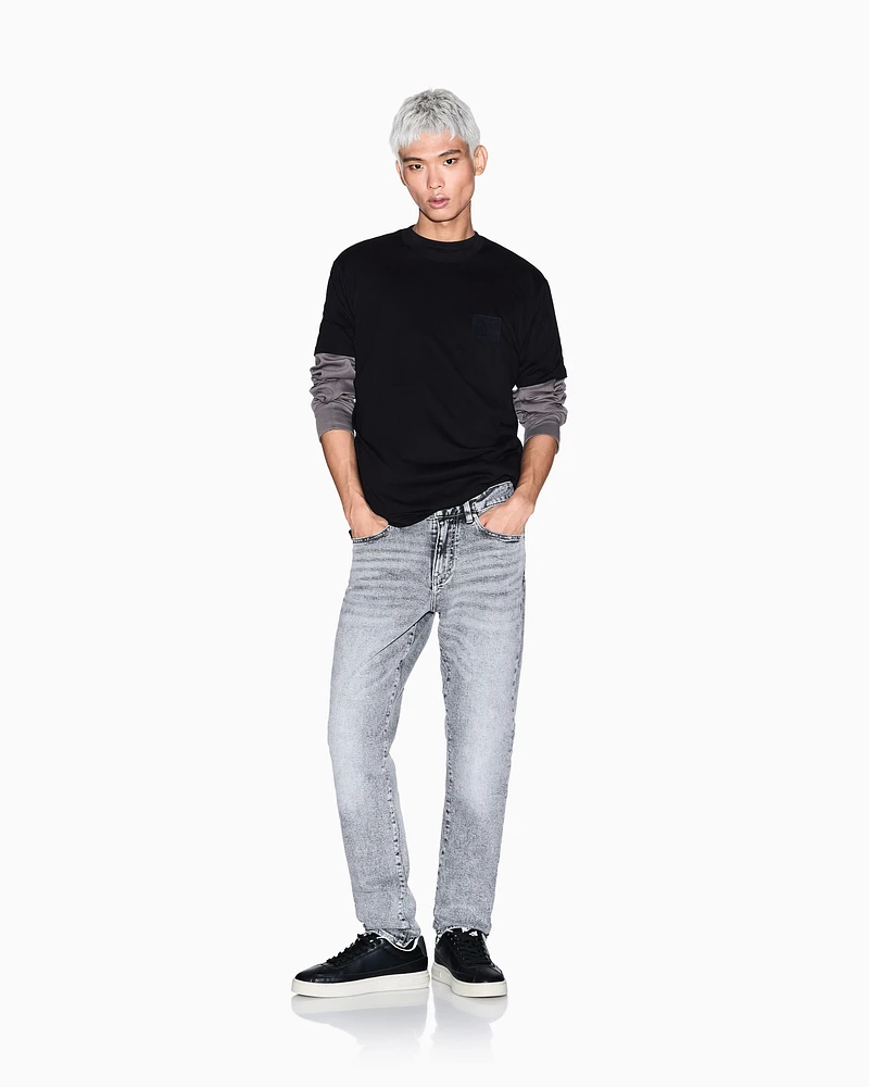 Armani Exchange - Regular Fit T-Shirts, Man, Black, Size:
