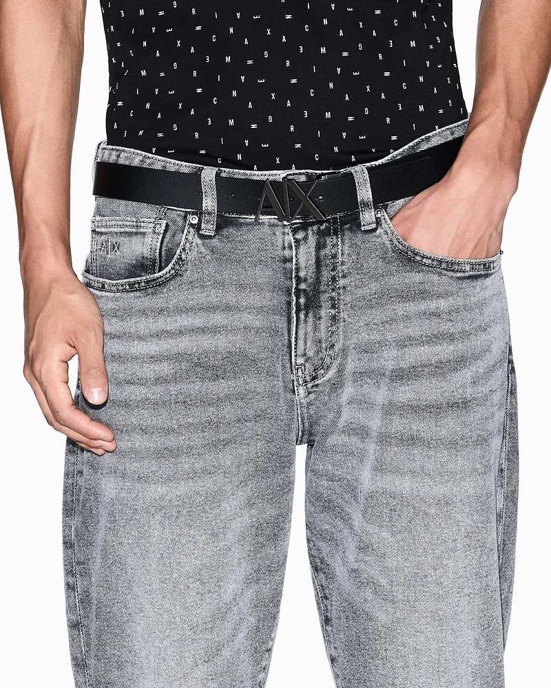 Armani Exchange - Slim fit jeans in stretch denim, Man, Grey, Size: 33_R