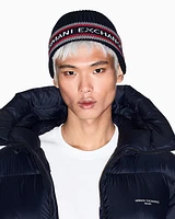 Armani Exchange - Beanies, Man, Blue, Size: TU