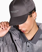 Armani Exchange - NY Logo Visor Hat, Man, Grey, Size: TU
