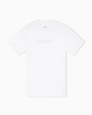 Armani Exchange - Regular fit T-shirt with logo, Man, White, Size: