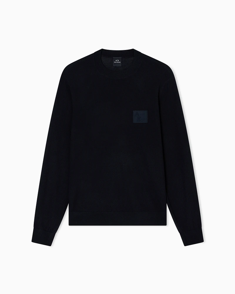 Armani Exchange - Jumpers, Man, Black, Size: