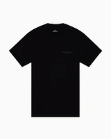 Armani Exchange - Regular fit T-shirt with logo, Man, Black, Size:
