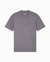 Armani Exchange - Regular fit T-shirt with logo, Man, Grey, Size: