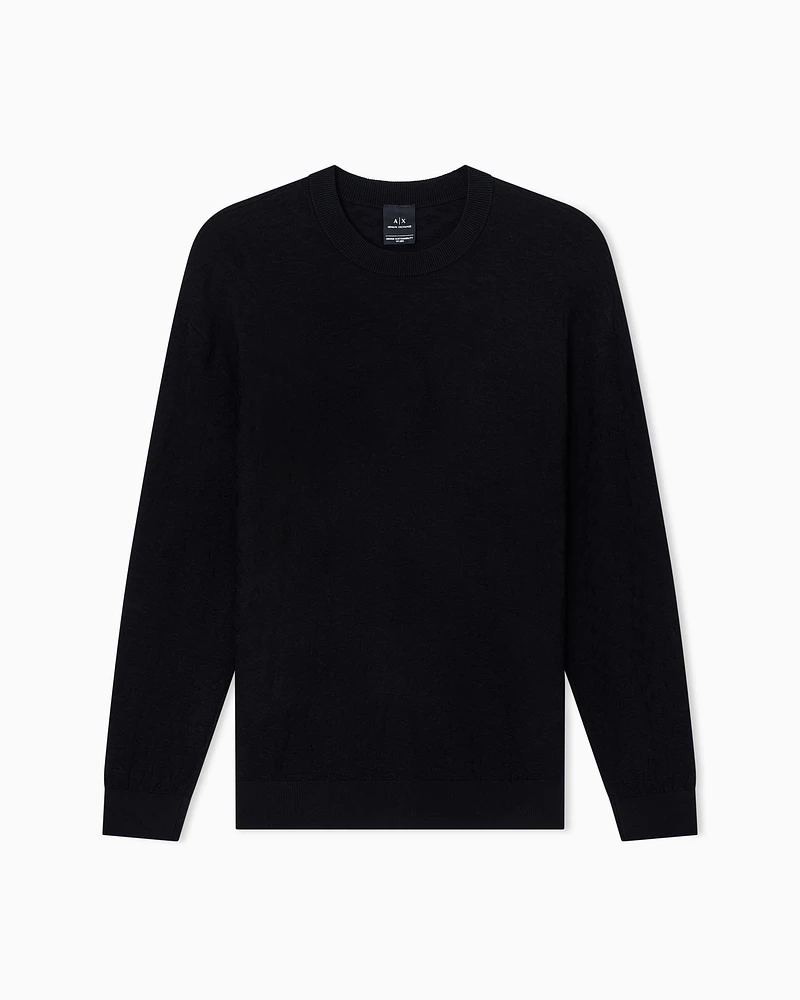Armani Exchange - Jumpers, Man, Black, Size:
