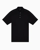 Armani Exchange - Regular fit polo with contrasting tape, Man, Black, Size: