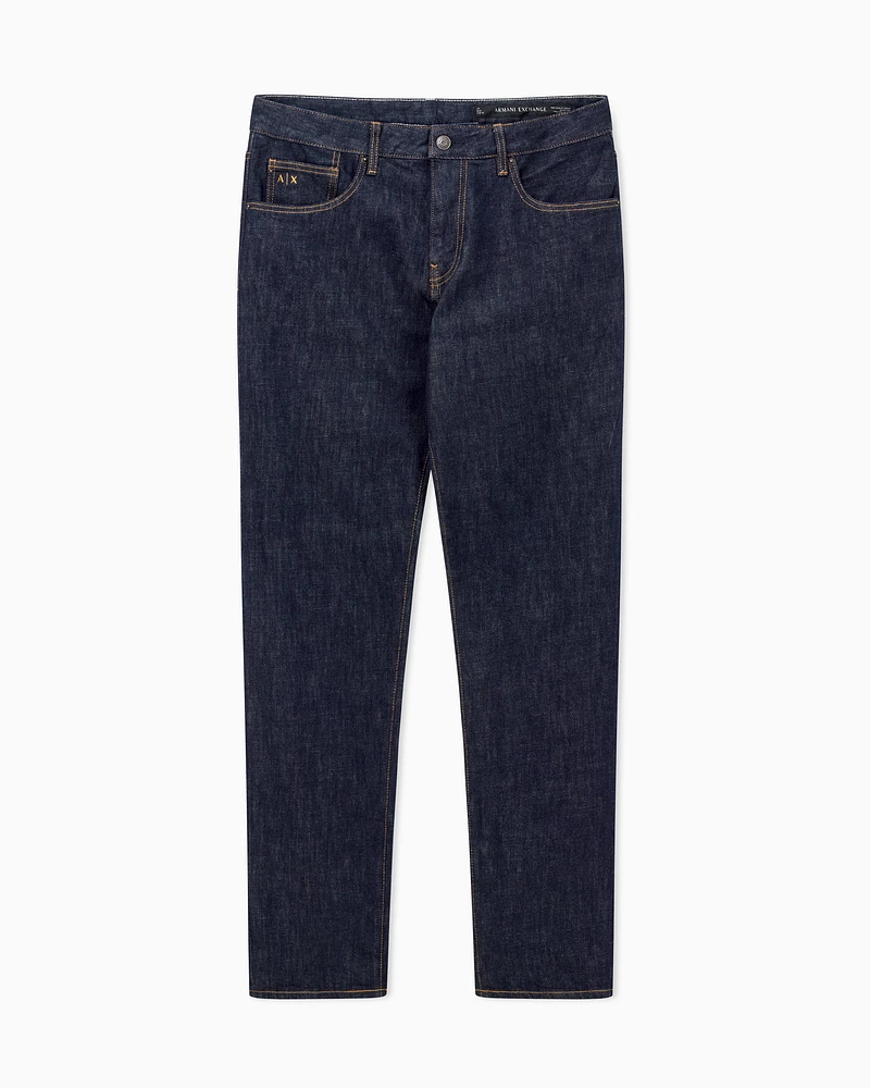 Armani Exchange - Slim Jeans, Man, Blue, Size: