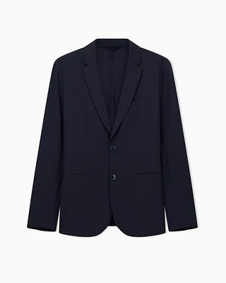 Armani Exchange - Single-breasted jacket ultra-stretch twill, Man, Blue, Size: