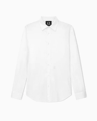 Armani Exchange - Regular fit cotton shirt, Man, White, Size: