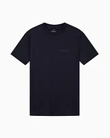 Armani Exchange - Regular fit T-shirt with logo, Man, Navy Blue, Size: