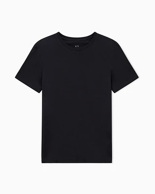 Armani Exchange - Slim fit Pima cotton T-shirt, Man, Black, Size:
