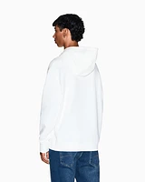Armani Exchange - Hoodie with embroidered logo, Man, White, Size: