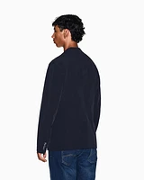 Armani Exchange - Single-breasted jacket ultra-stretch twill, Man, Blue, Size:
