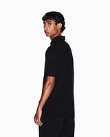Armani Exchange - Regular fit cotton polo with logo, Man, Black, Size: