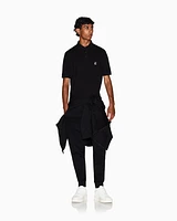 Armani Exchange - Regular fit cotton polo with logo, Man, Black, Size: