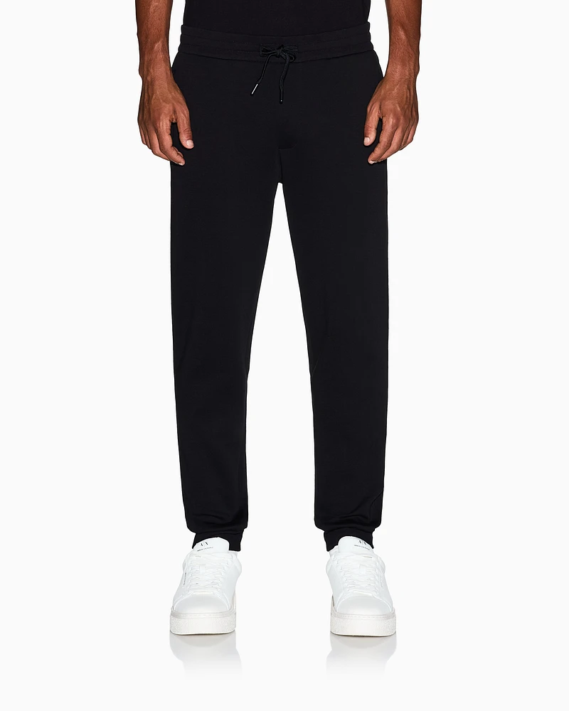 Armani Exchange - Jogger pants with logo on the back, Man, Black, Size: