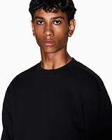Armani Exchange - Crewneck Sweatshirt with Logo Bands, Man, Black, Size: