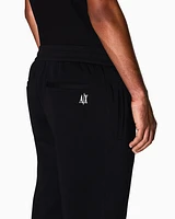 Armani Exchange - Jogger pants with logo on the back, Man, Black, Size: