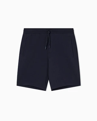 Armani Exchange - Bermuda Shorts, Man, Navy_blue, Size: